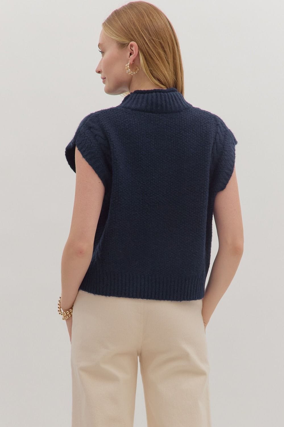 Entro Top Clara Cable Knit Top
