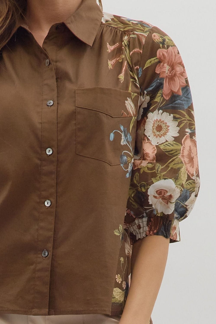 Entro Top Emery Floral Top