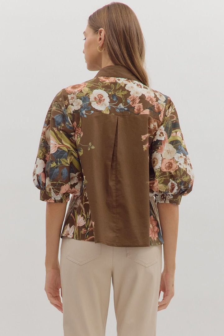 Entro Top Emery Floral Top