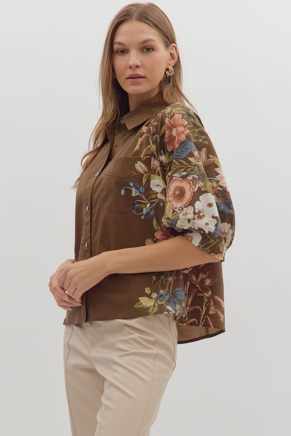 Entro Top Emery Floral Top