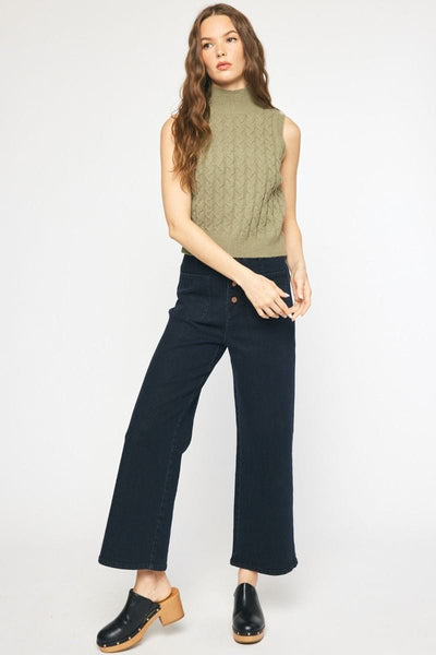 Entro Top Eva Cablekniot Sweater Vest