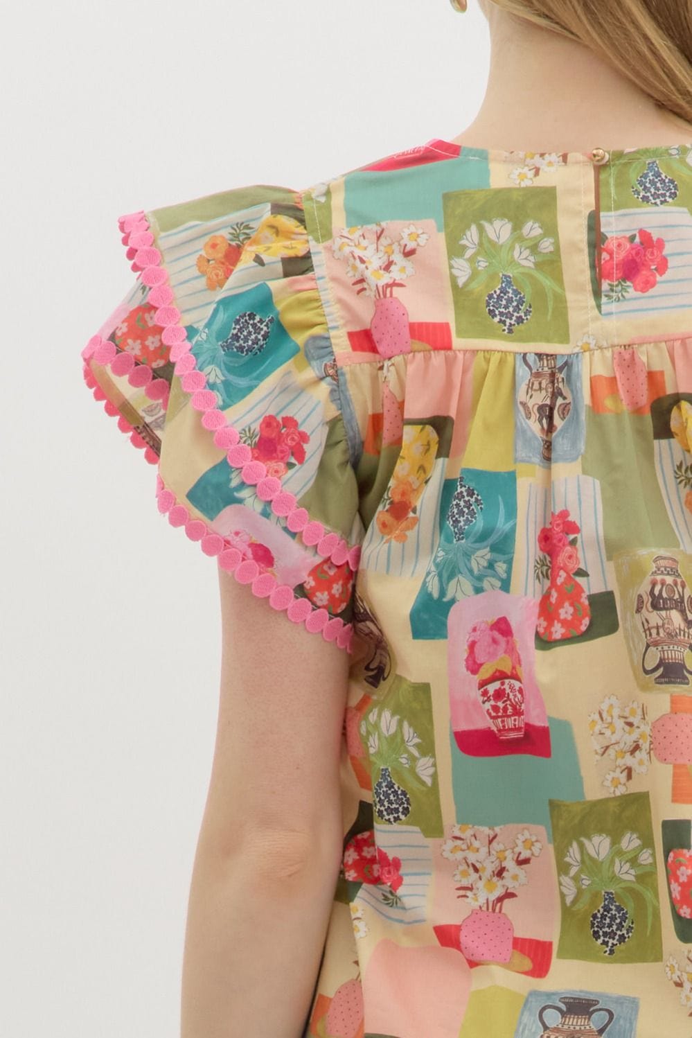 Entro Top Felicite Abstract Top