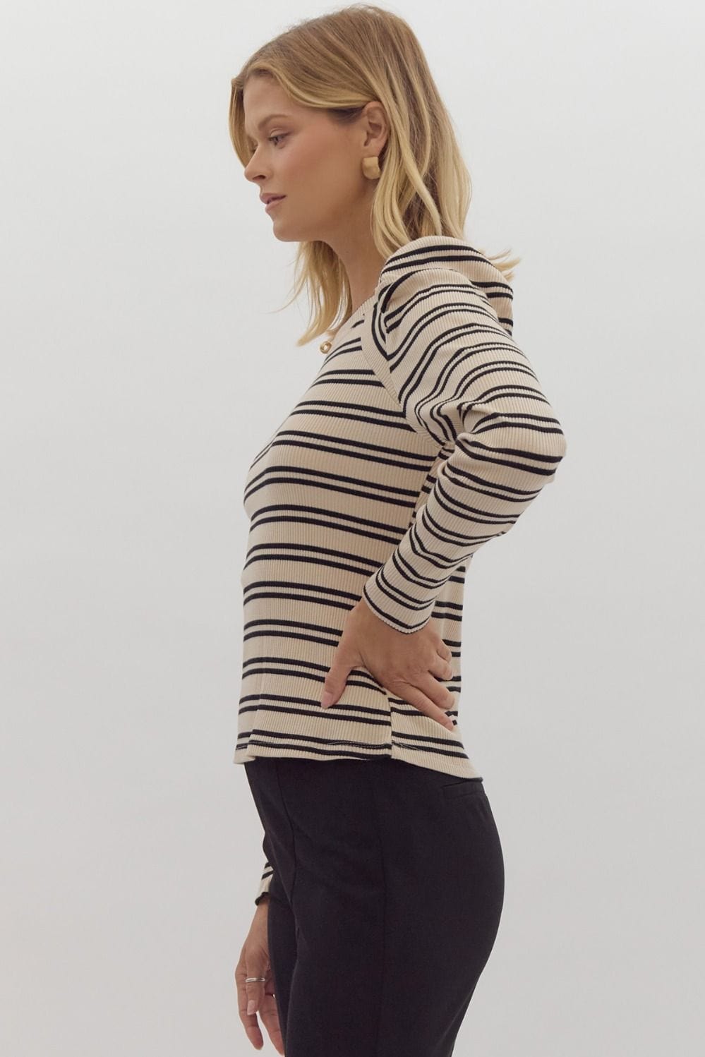 Entro Top Hailey Stripe Top