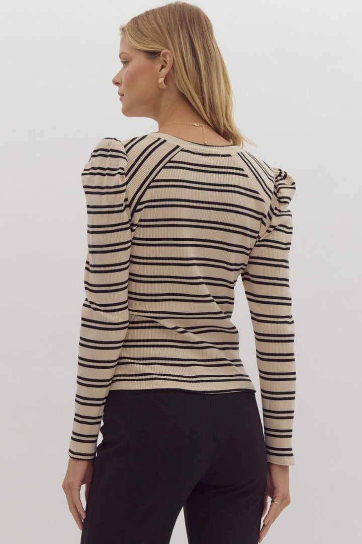 Entro Top Hailey Stripe Top