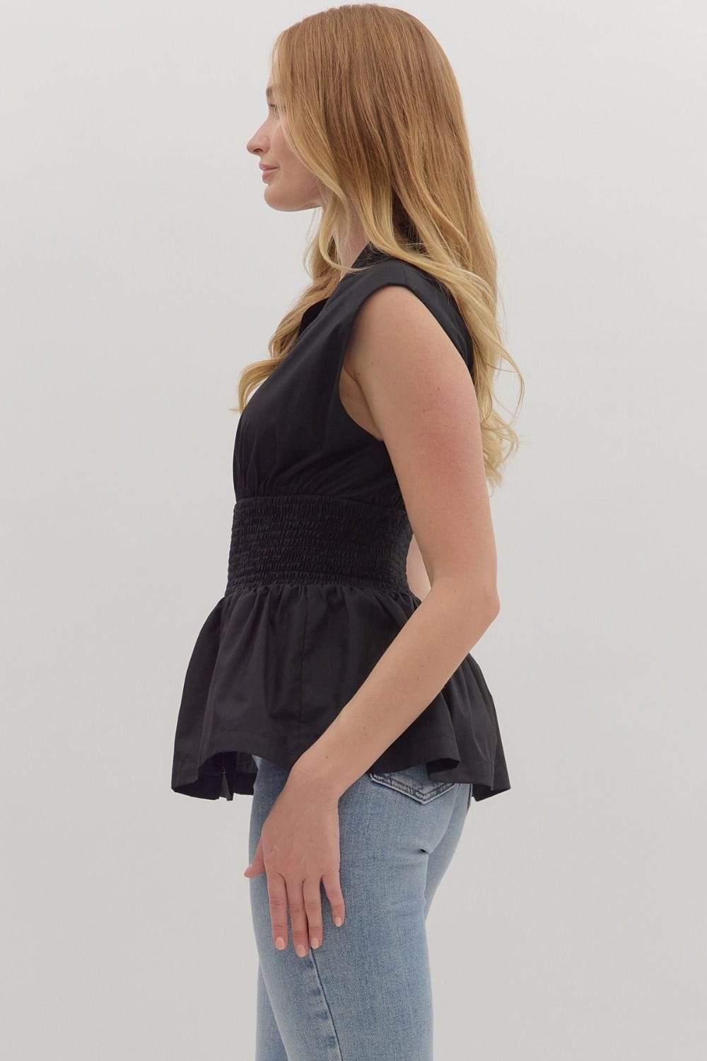 Entro Top Iris Zip Front Top