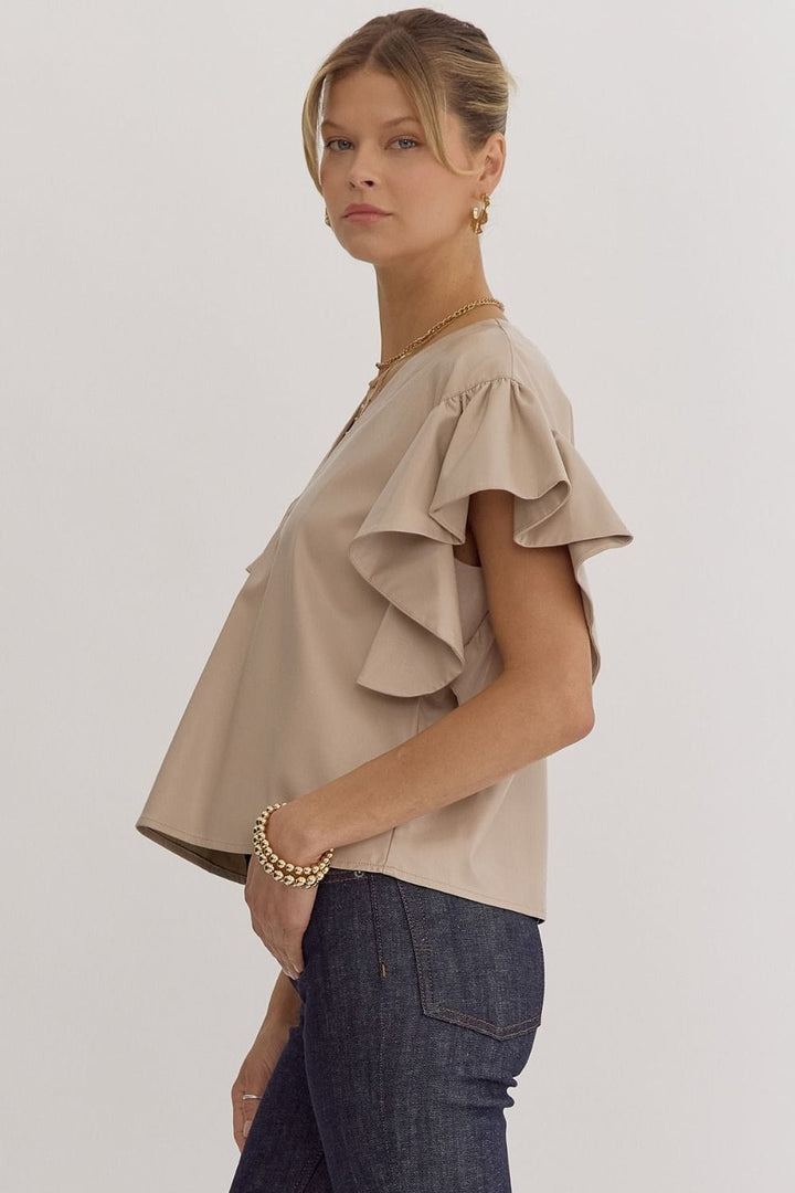 Entro Top Laney Cut Out Top