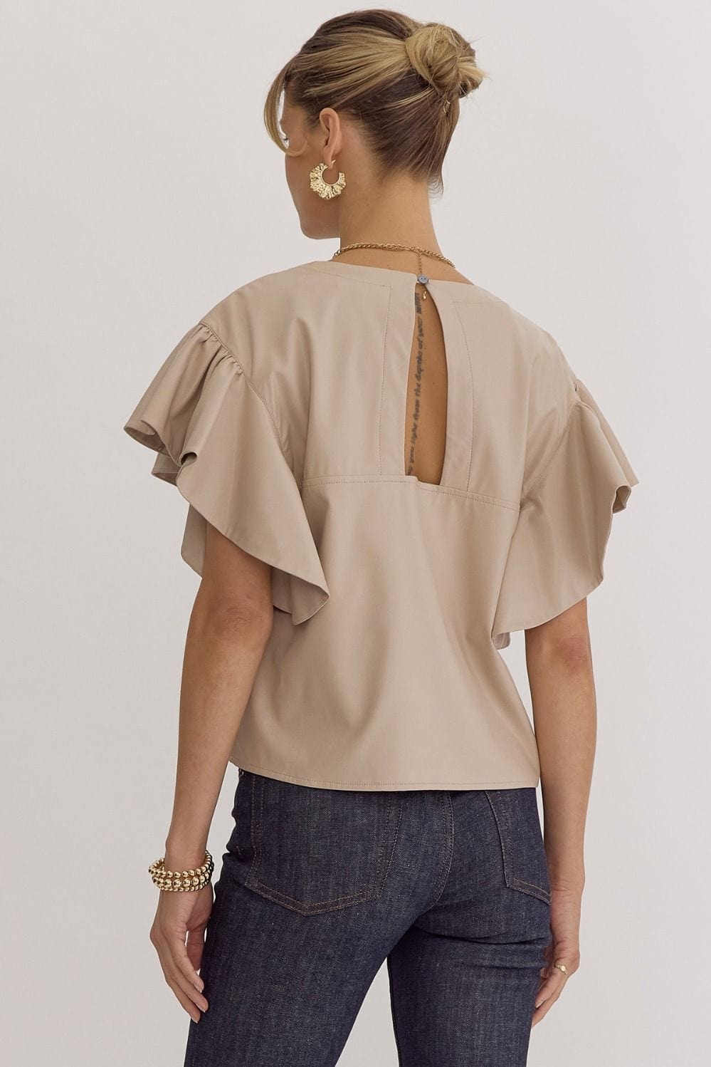 Entro Top Laney Cut Out Top