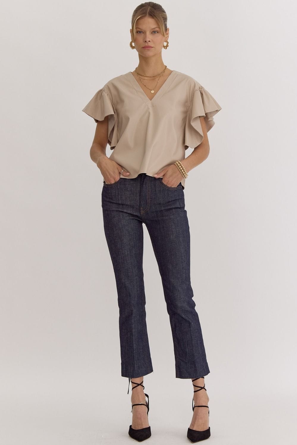 Entro Top Laney Cut Out Top