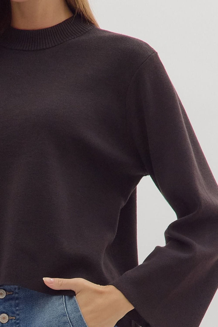 Entro Top Maya Mock Neck Top