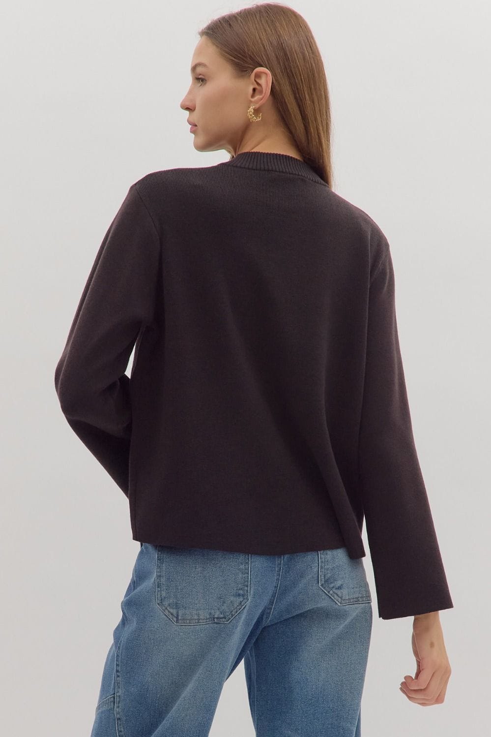 Entro Top Maya Mock Neck Top
