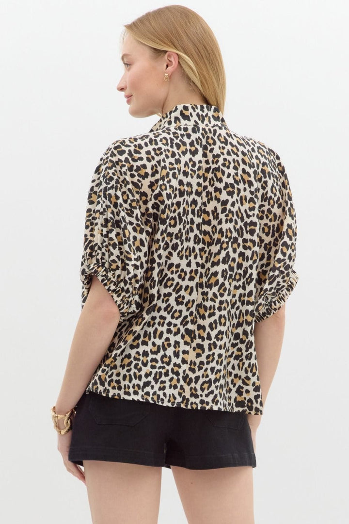 Entro Top Tilly Leopard Top