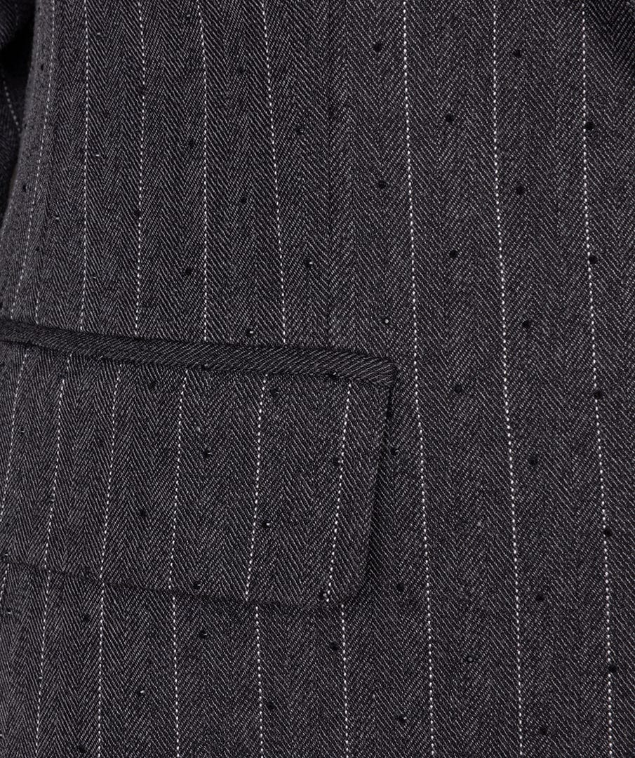 Esqualo Blazer Janel Pinstripe w/ Studs Blazer