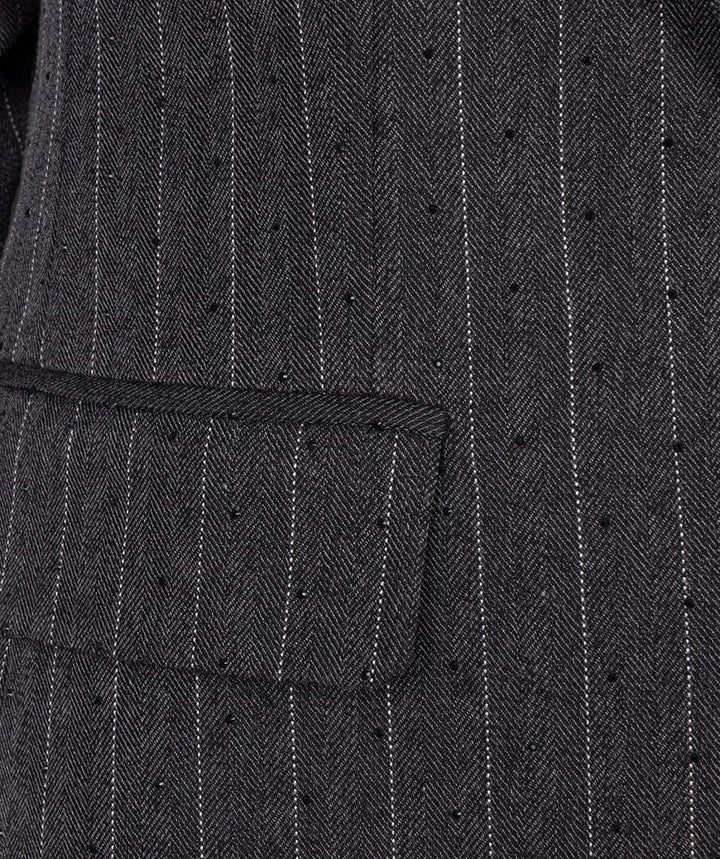 Esqualo Blazer Janel Pinstripe w/ Studs Blazer