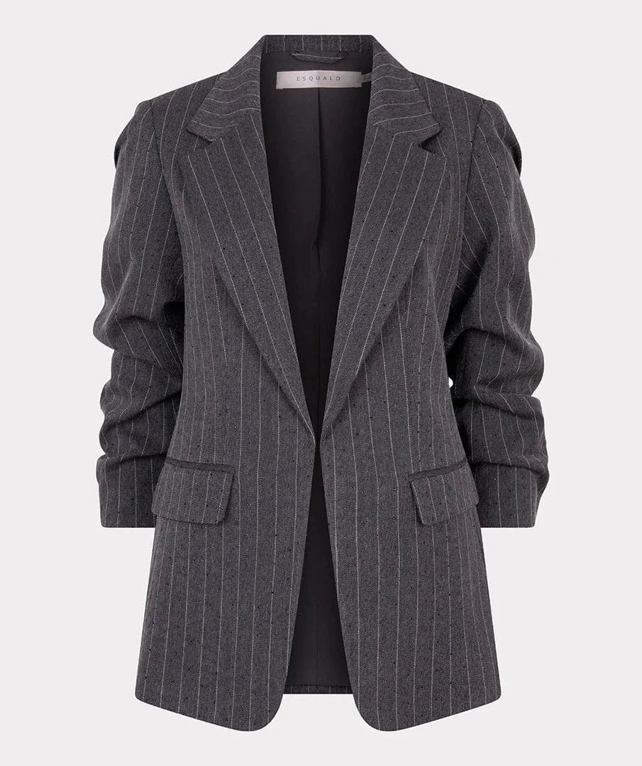 Esqualo Blazer Janel Pinstripe w/ Studs Blazer
