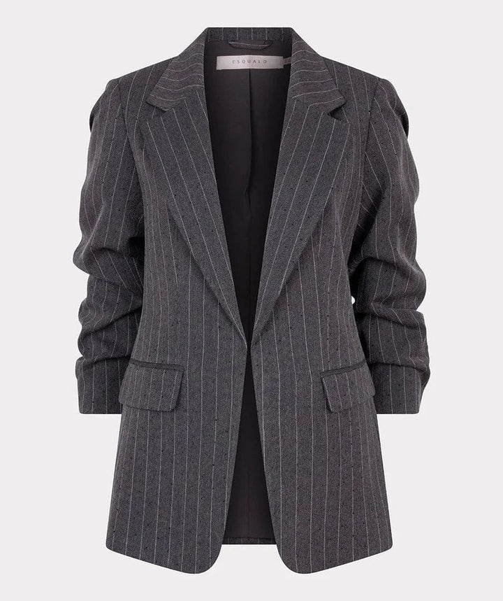 Esqualo Blazer Janel Pinstripe w/ Studs Blazer