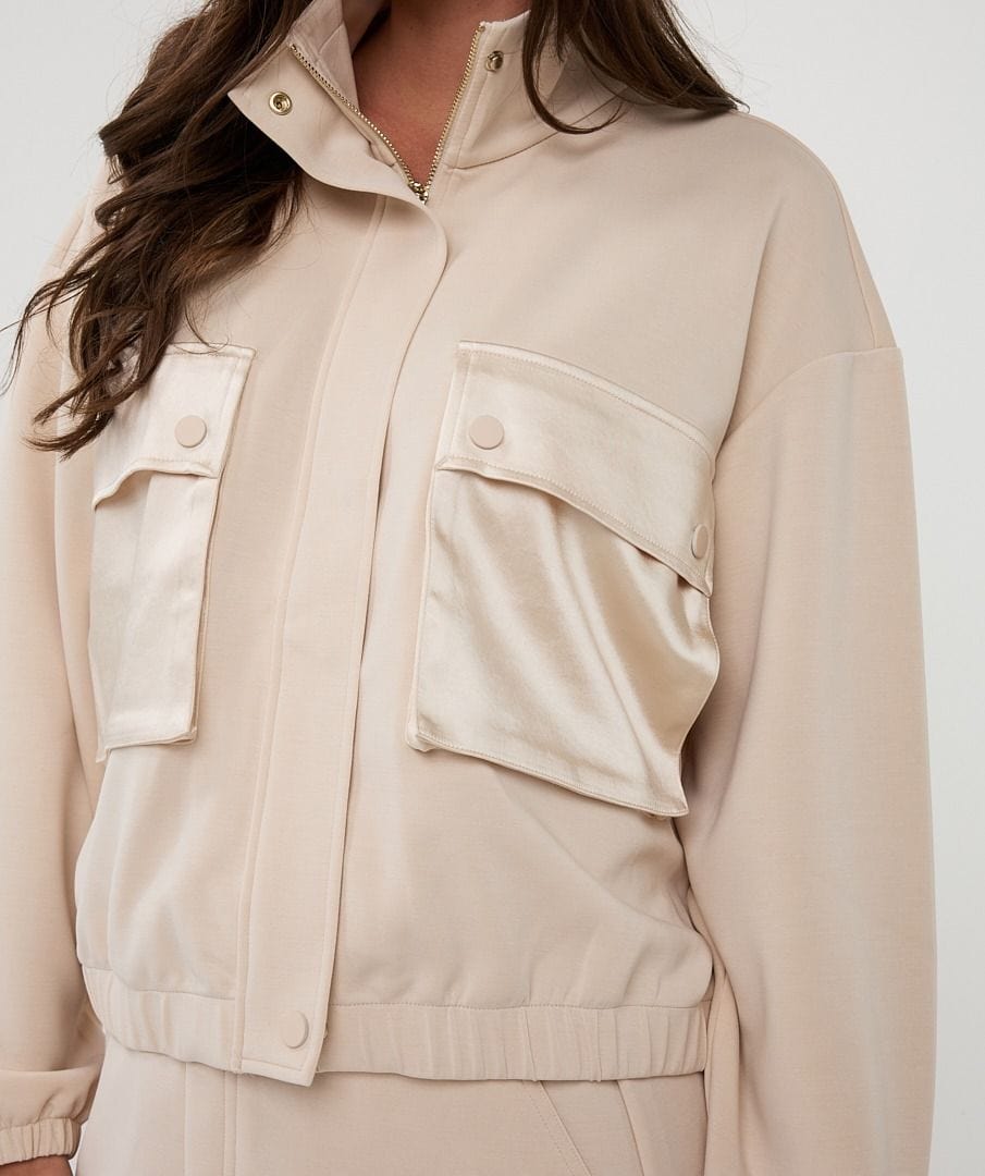 Esqualo Bomber Jacket Carina Cardigan Modal Bomber