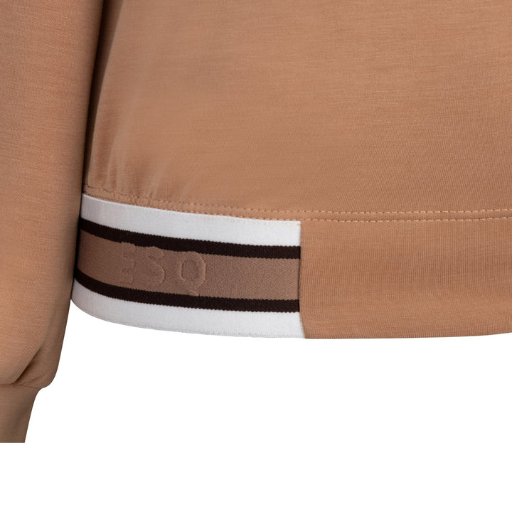 Modal Bomber Cardigan - Teal Poppy