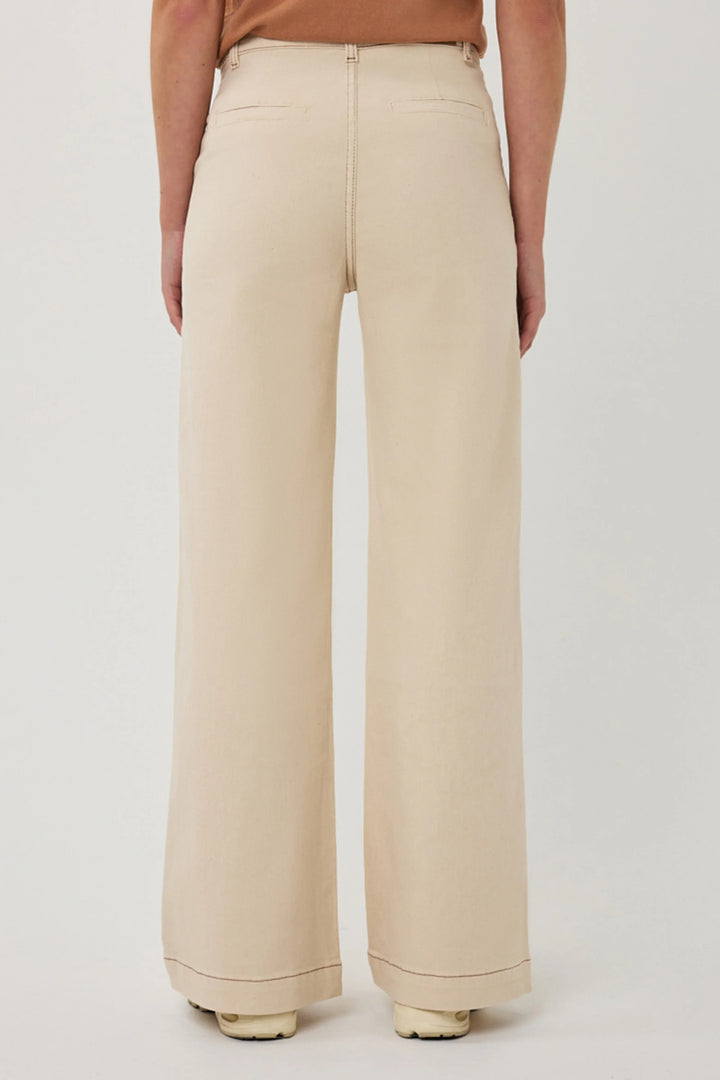 Broek Twill Pants - Teal Poppy