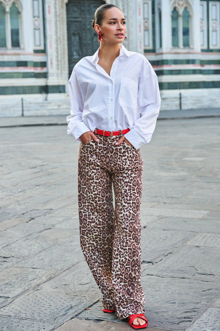 Scarlet Denim - Teal Poppy