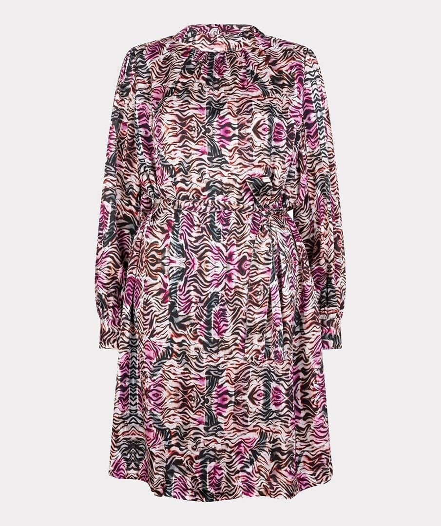 Esqualo Dress Dana Zebra Print Dress