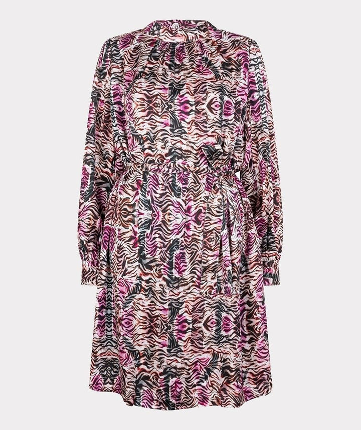 Esqualo Dress Dana Zebra Print Dress