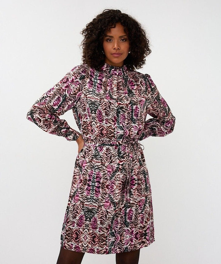 Esqualo Dress Print / 4 Dana Zebra Print Dress