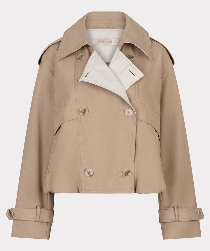 Esqualo Jacket Belle Short Trench Coat