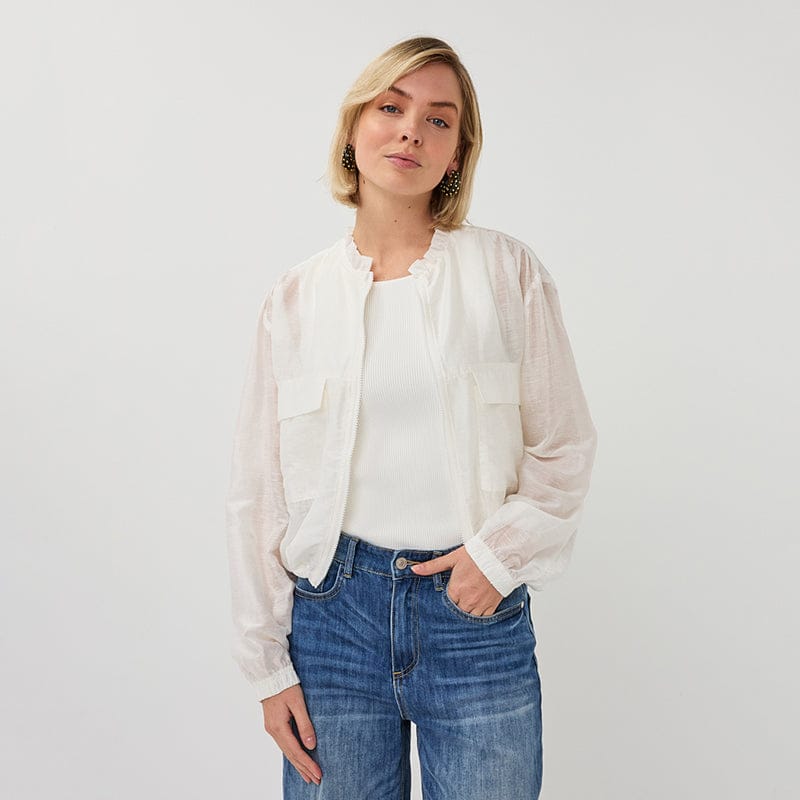 Esqualo Jacket White / 2 Esqualo Bomber Jacket