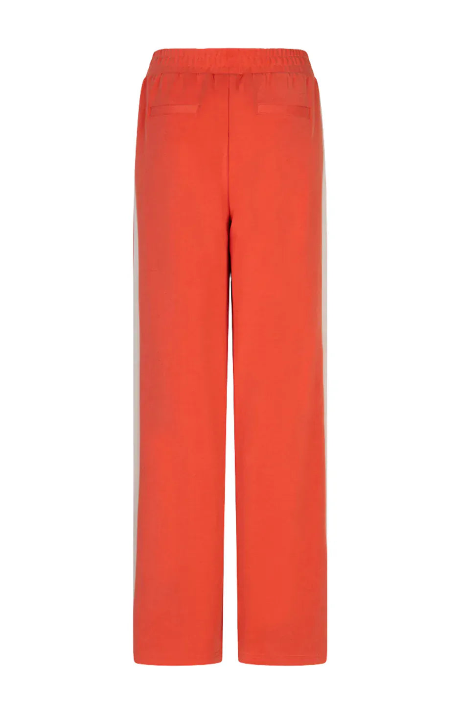 Broek Wide Stripe Modal Pants - Teal Poppy