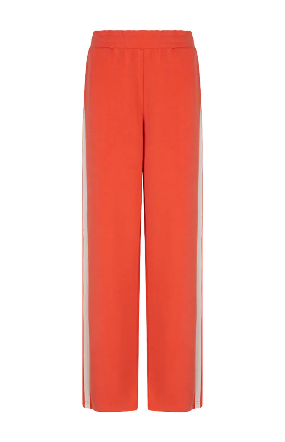 Broek Wide Stripe Modal Pants - Teal Poppy