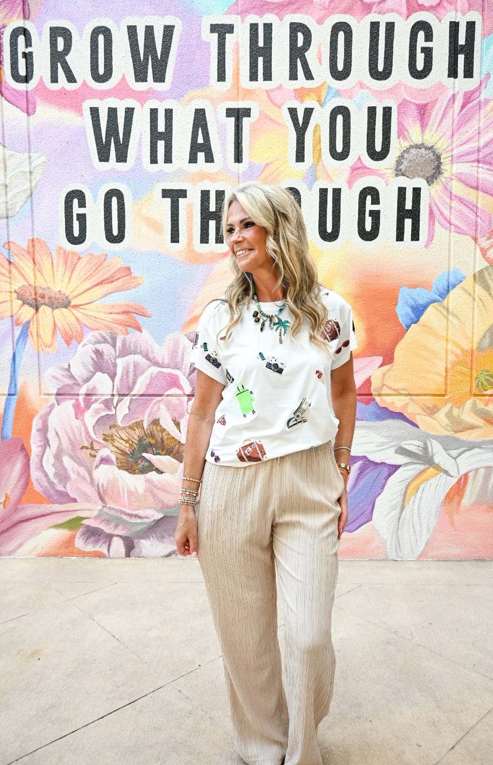 Esqualo Pants Daisy Crinkle Pants