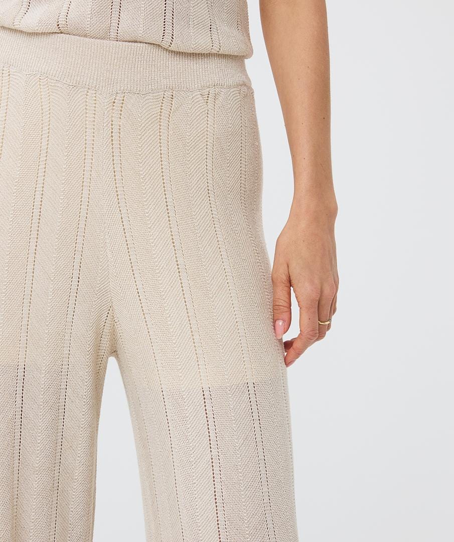 Esqualo Pants Esqualo Fancy Knit Pants