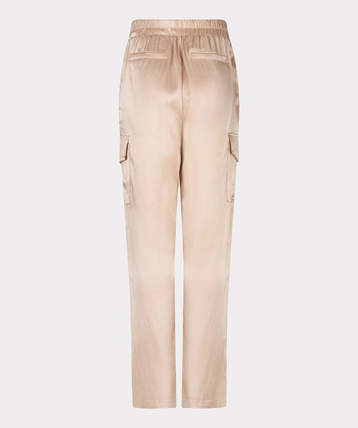 Esqualo Pants Esqualo Satin Cargo Pants