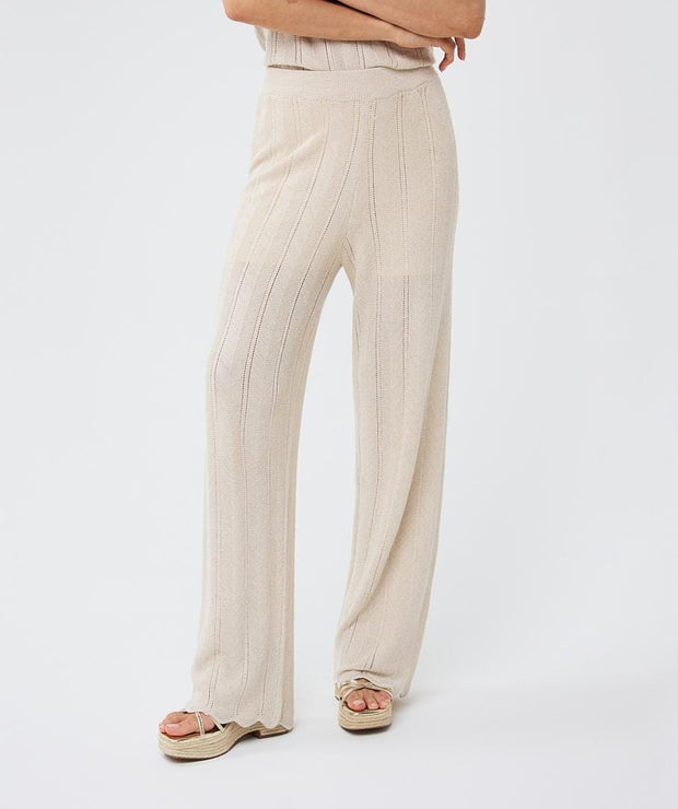 Esqualo Pants Natural / XS Esqualo Fancy Knit Pants