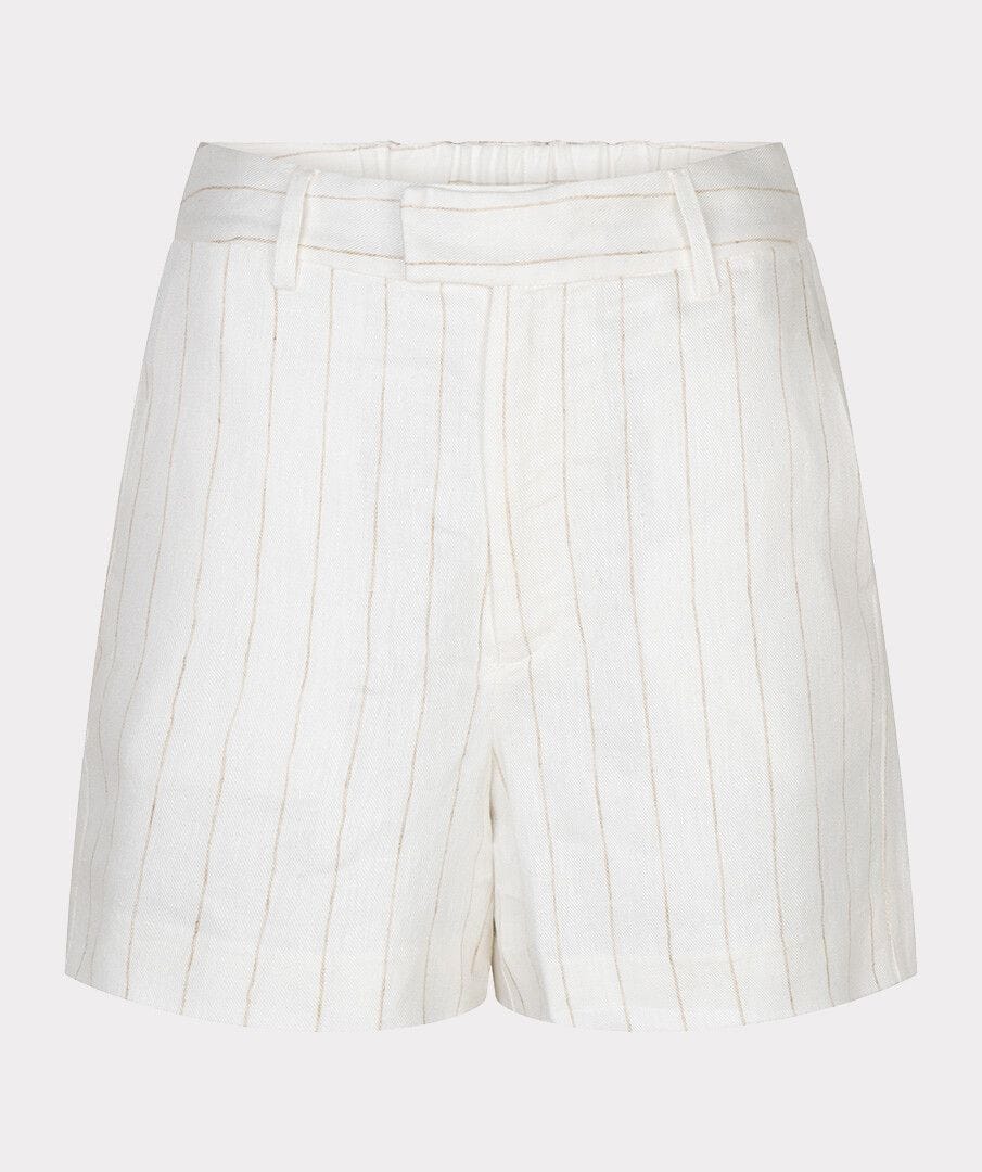 Esqualo Hanna striped linen shorts with a relaxed fit, featuring a breathable fabric and stylish design perfect for summer wear.