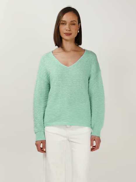 Esqualo Sweater Light Mint / XS Layla Yarn Sweater