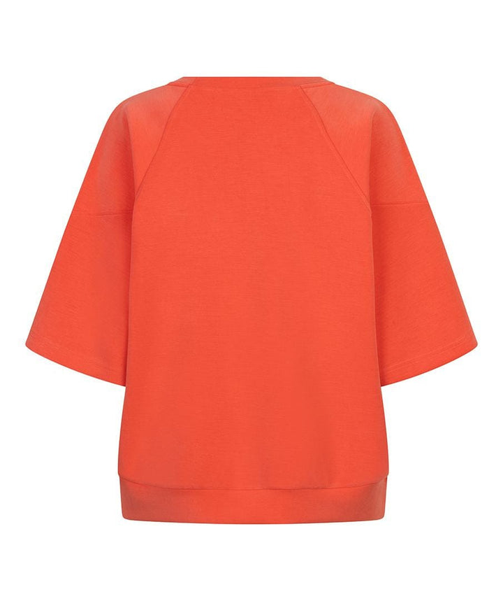 Raglan Sleeve Modal Sweater - Teal Poppy