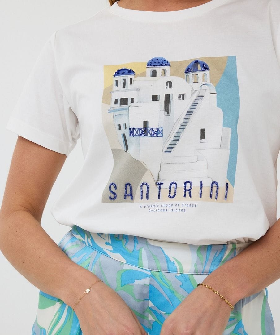 Esqualo Tee Off White / XS Santorini Tee