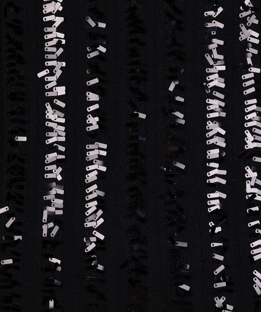 Esqualo Top Dini Sequin Strip Top