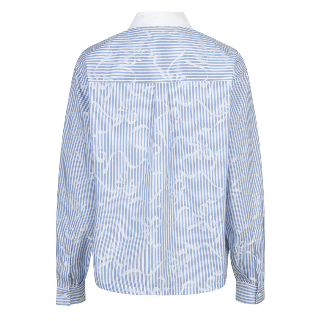 Esqualo Top Striped Bows Top