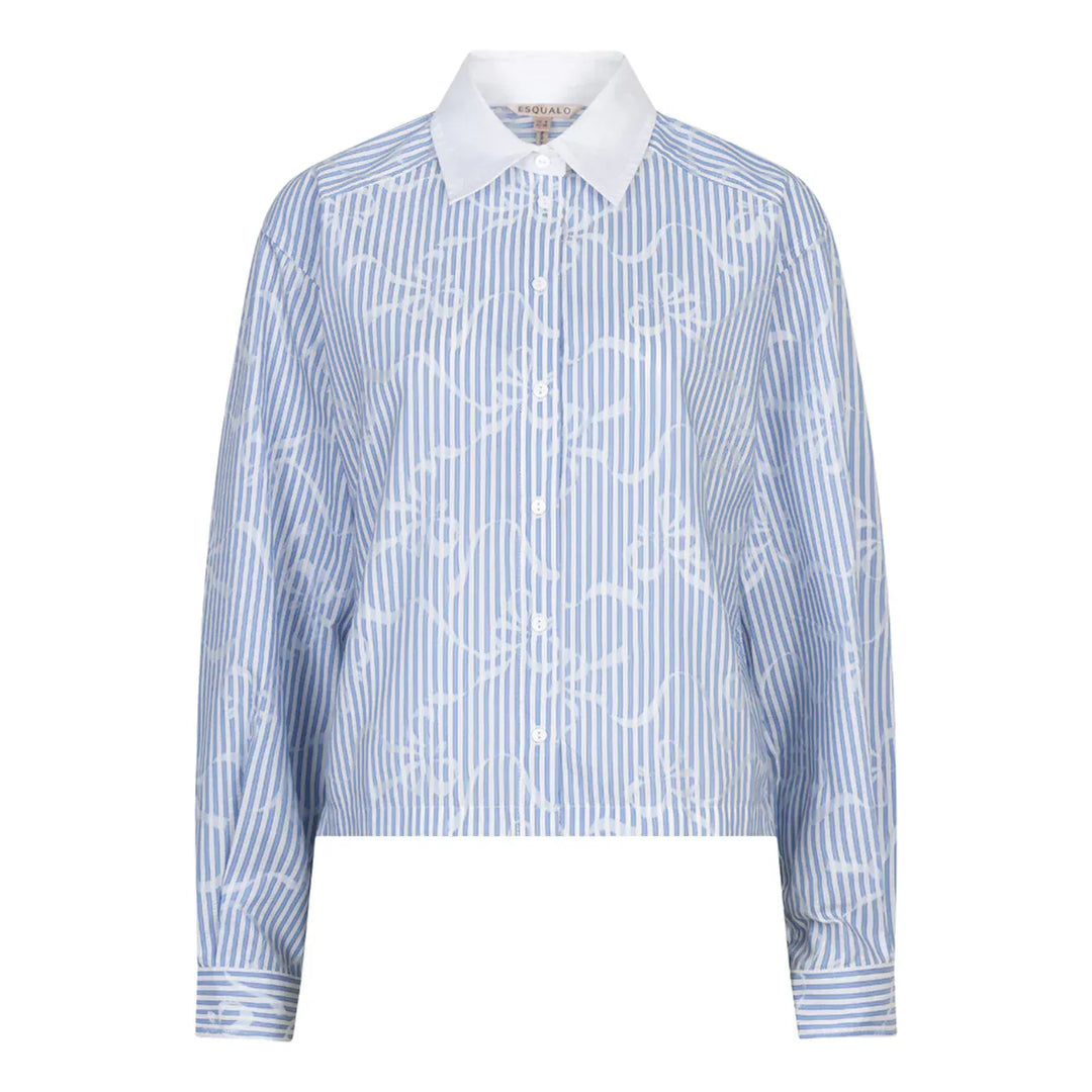Esqualo Top Striped Bows Top