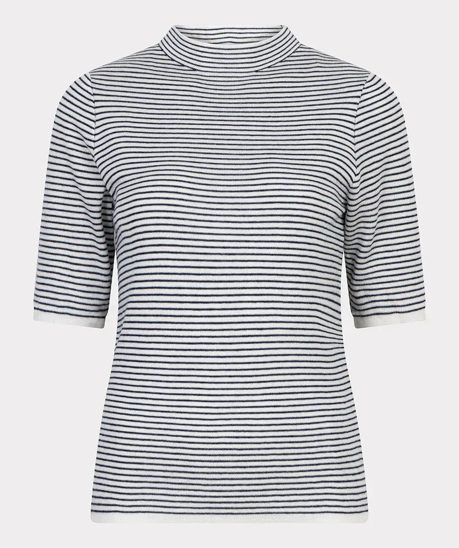 Esqualo Top Viola Striped Knit Top