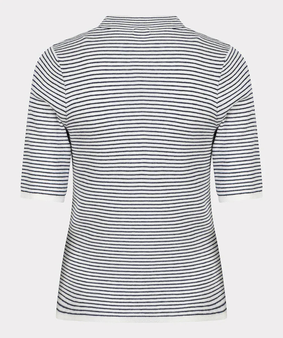 Esqualo Top Viola Striped Knit Top