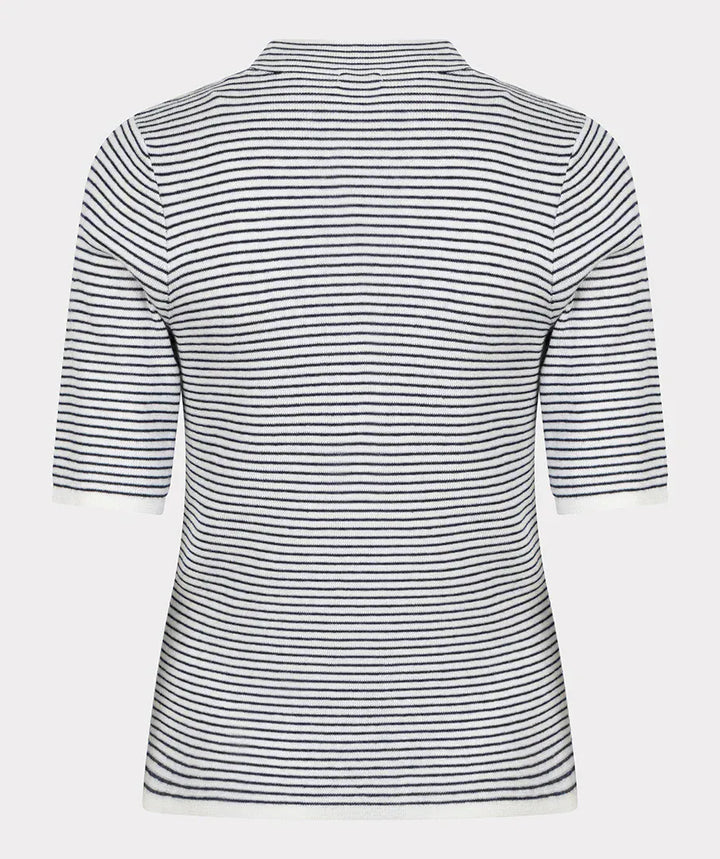 Esqualo Top Viola Striped Knit Top
