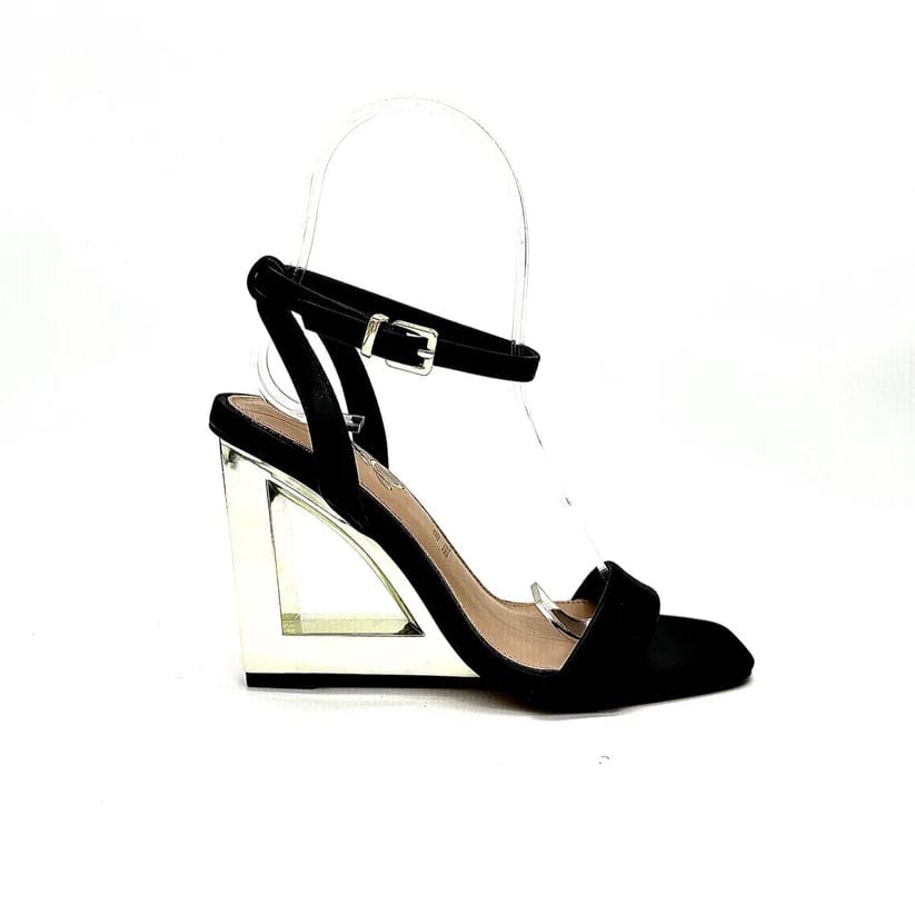 Exe Sandal Black Gold / 36 Elysia 391 Heels