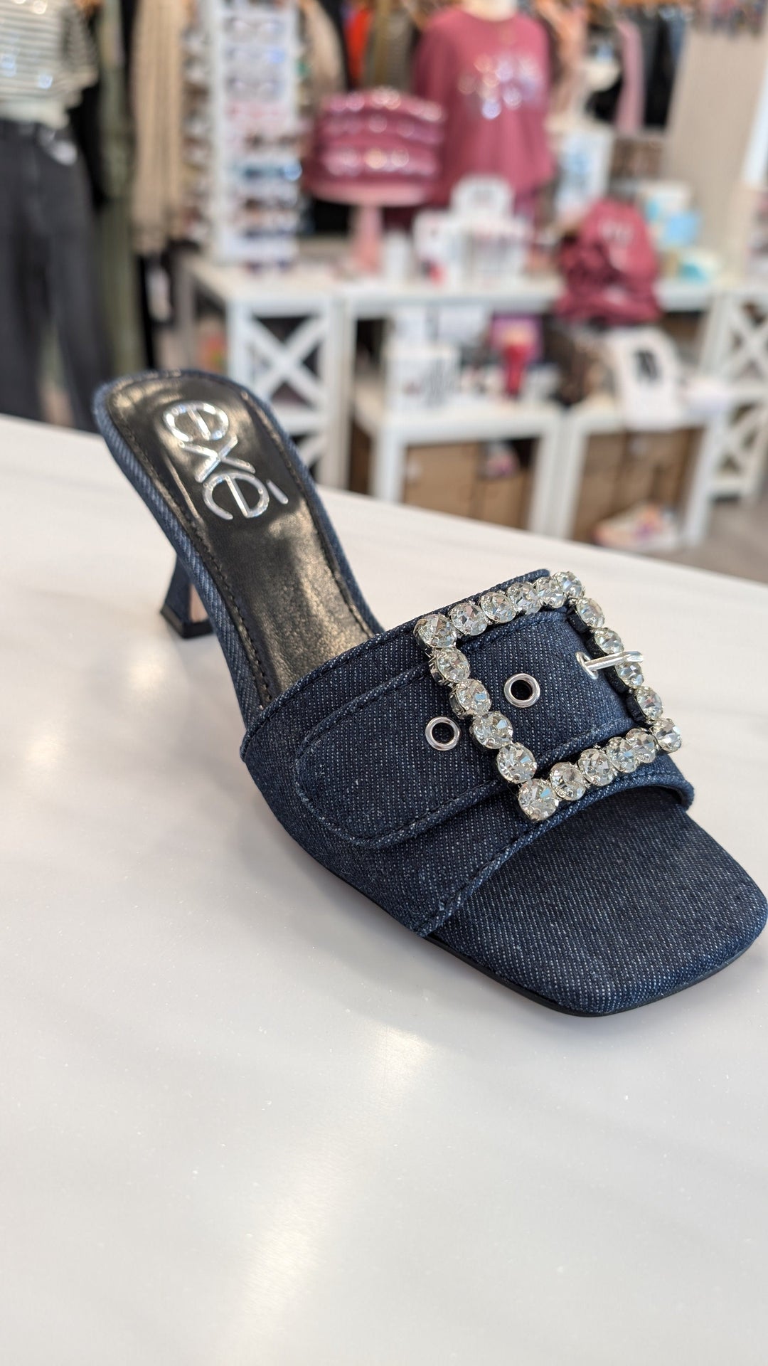 Exe Sandal Dark Blue Jean / 36 Lucia 186 Dress Sandal