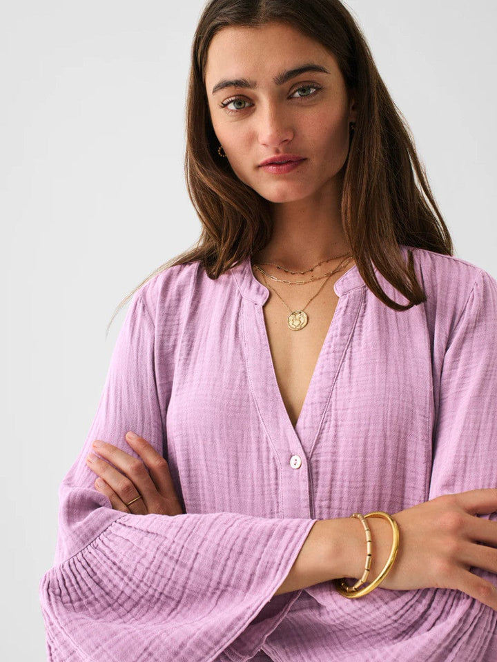 Faherty Dress Kasey Dream Gauze Dress