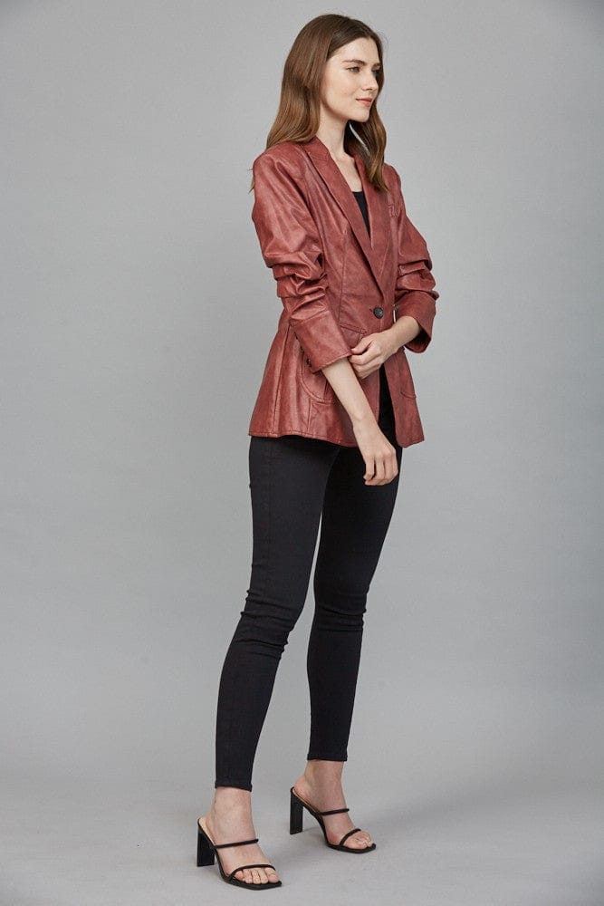 Fate Blazer Amara Scrunched Blazer