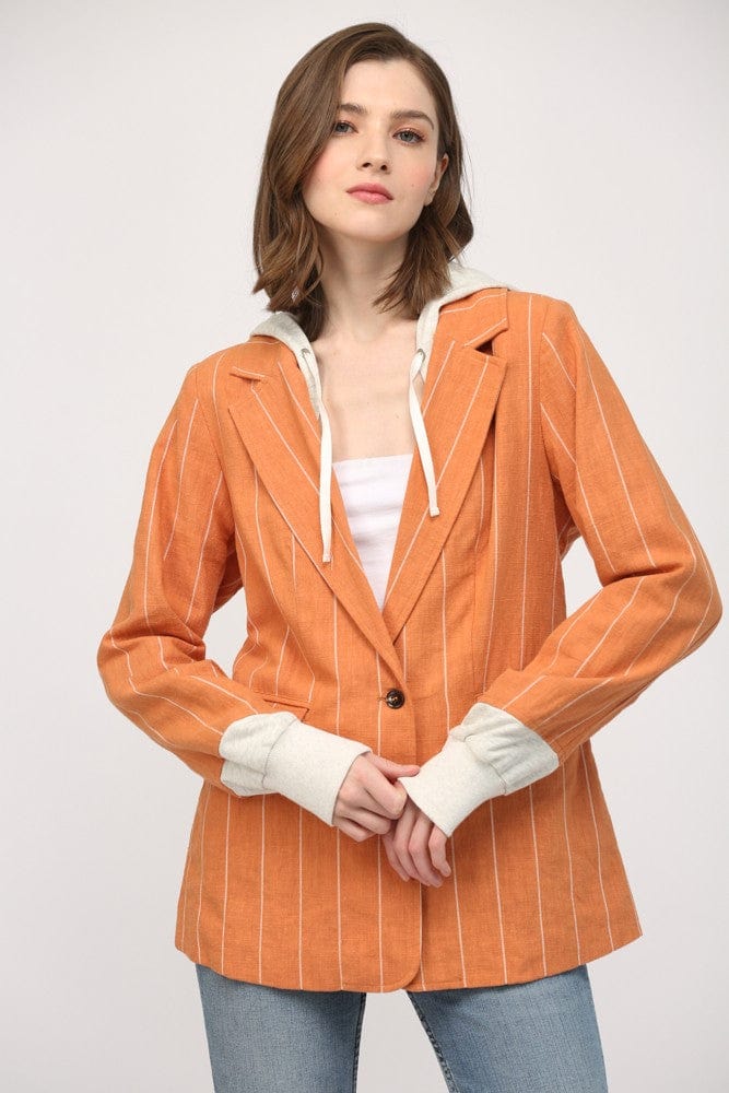 Fate Blazer Jazmon Striped Blazer