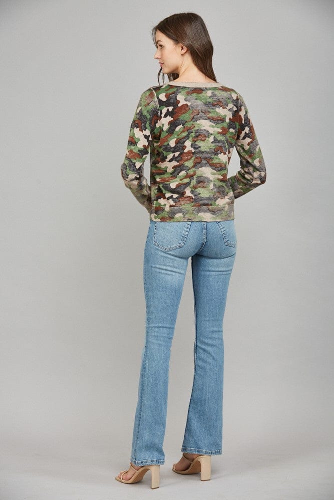 Fate Cardi Molly Faded Print Cardi